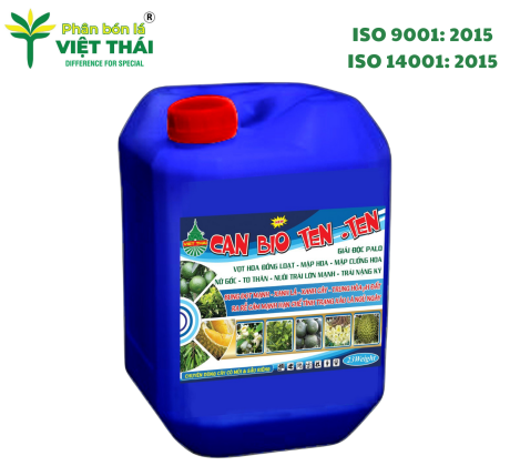 CAN BIO TEN TEN - PHÂN BÓN DẠNG XÔ CAN, PHÂN BÓN TƯỚI GỐC, CAN TO TRÁI