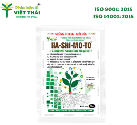 PHÂN BÓN LÁ HA-SHI-MO-TO - CHỐNG STRESS CÂY TRỒNG, MÁT CÂY, CHỐNG CHỊU KHÔ HẠN